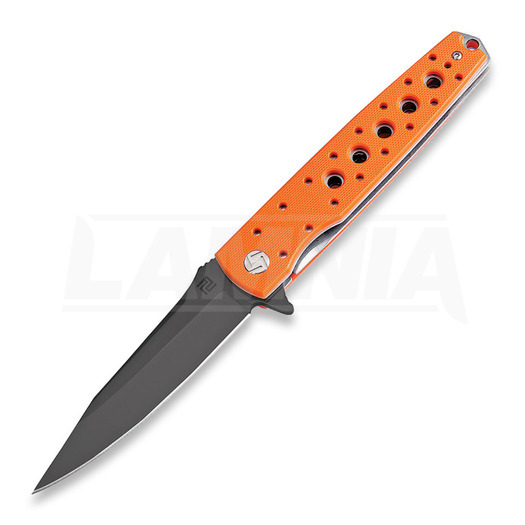 Artisan Cutlery Virginia Linerlock D2 Orange folding knife