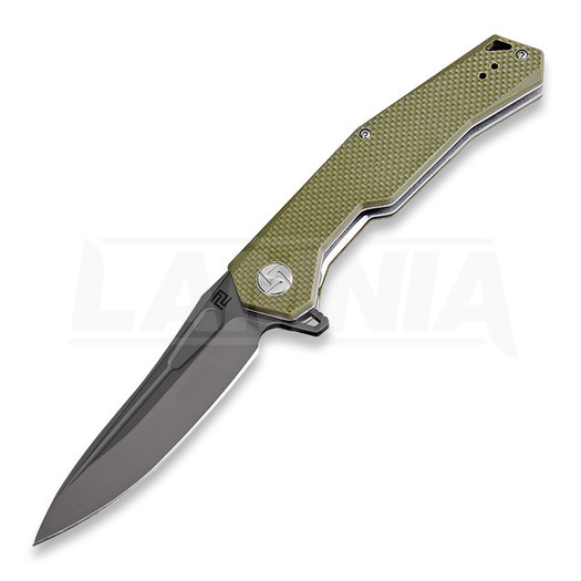 Πτυσσόμενο μαχαίρι Artisan Cutlery Zumwalt Linerlock D2, black/green