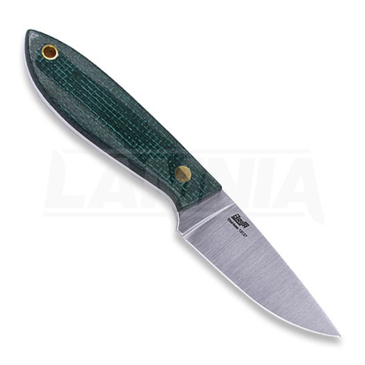 Brisa Bobtail 80 Multicarry 刀, green micarta
