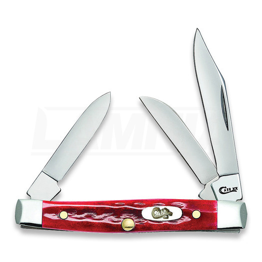 Pocket knife Case Cutlery Sm Stockman PW Red Bone 10305