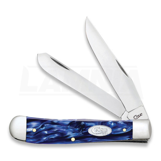 Pocket knife Case Cutlery Trapper Sparxx Blue Kirinite 23431