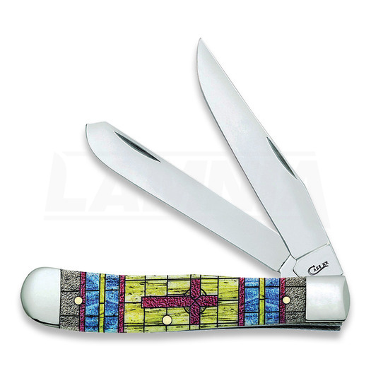Перочинный нож Case Cutlery Trapper Stained Glass Cross 38713