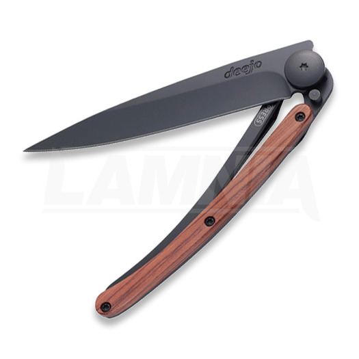 Deejo 27g Linerlock Coralwood folding knife