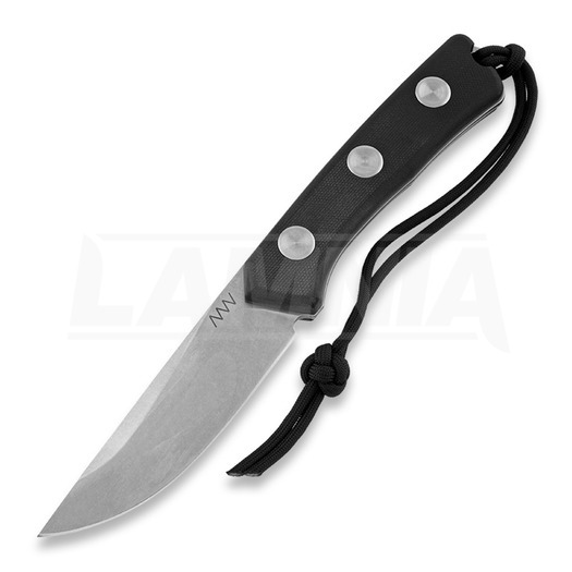 ANV Knives P200 Mk II Plain edge knife, black