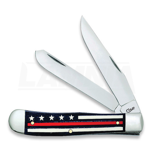 Pocket knife Case Cutlery Red Line Trapper Bone 07310