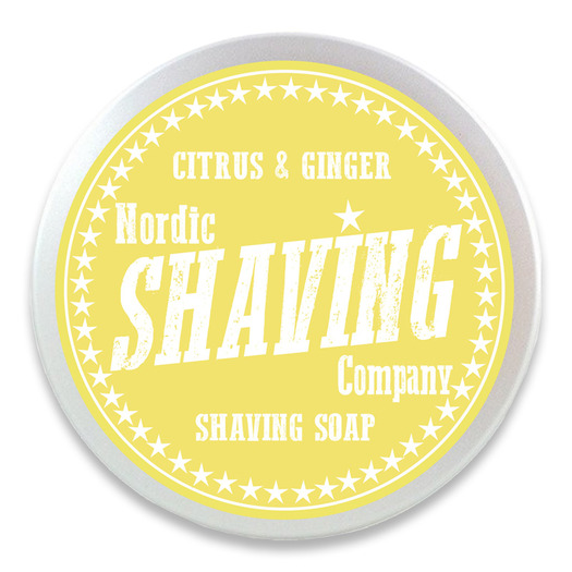 Nordic Shaving Company Parranajosaippua sitrus&inkivääri 80g