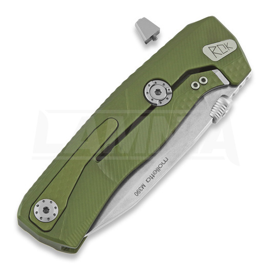 Zavírací nůž Lionsteel ROK Aluminium, od green, LAMNIA EDITION ROKAGSW
