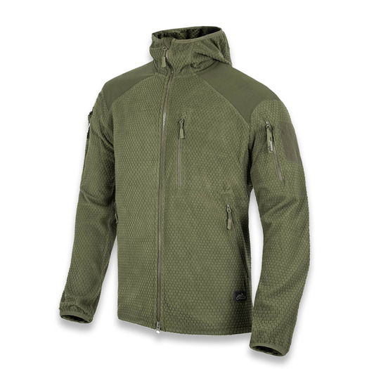 Helikon-Tex Alpha Hoodie jacket, olivengrønn BL-ALH-FG-02