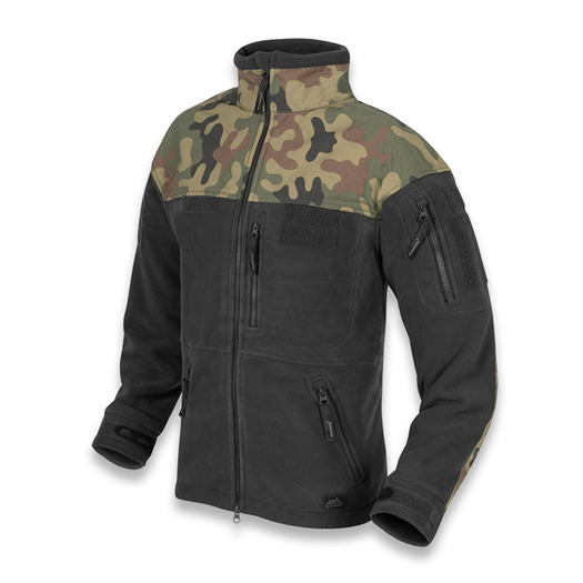 Helikon-Tex Polish Infantry Fleece jacket, black/pl woodland BL-INF-HF-17
