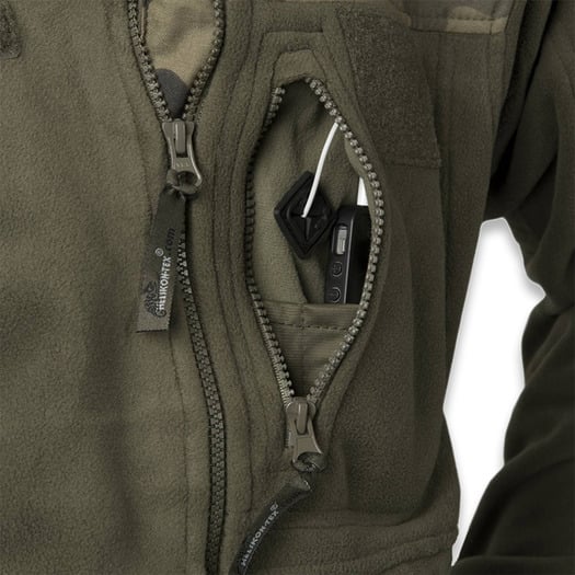 Helikon-Tex Polish Infantry Fleece jacket, black/pl woodland BL-INF-HF-17