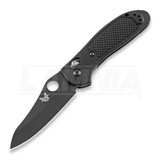 Benchmade Griptilian folding knife, hole, black 550BKHG