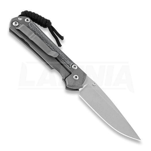 Chris Reeve Sebenza 31 folding knife, small, black micarta S31-1200