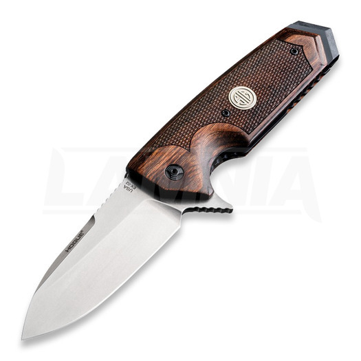 Складной нож Hogue SIG EX-02 ASE Flipper 3.75" Walnut