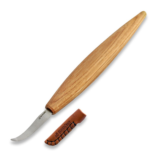 BeaverCraft Spoon Carving Knife Open Curve with Leather Sheath SK4S