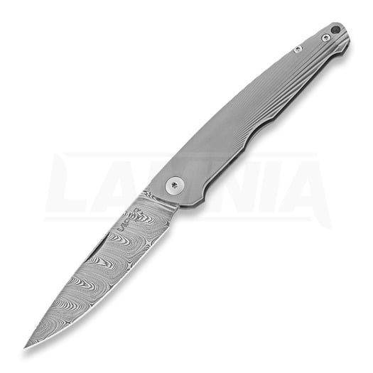 Viper Key Damascus 折り畳みナイフ, titanium VA5976D3TI
