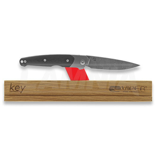 Viper Key Damascus סכין מתקפלת, carbon fiber VA5978FC