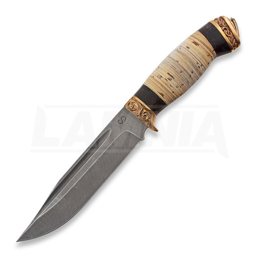 Olamic Cutlery Suna סכין, stacked birch bark