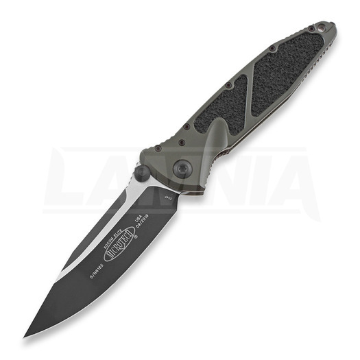 Microtech Socom Elite S/E Black foldekniv, grønn 160-1OD