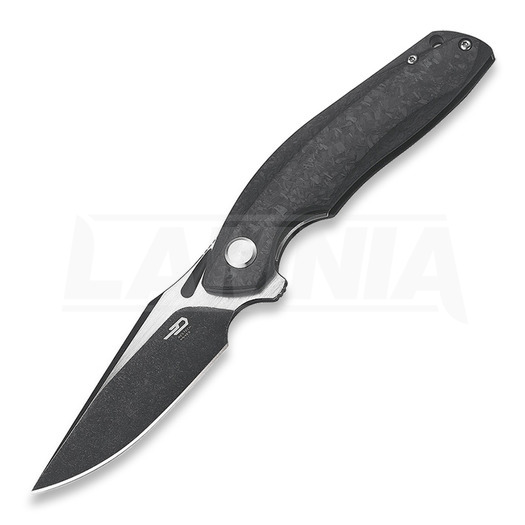 Bestech Ghost Carbon Fiber folding knife, black BT1905D