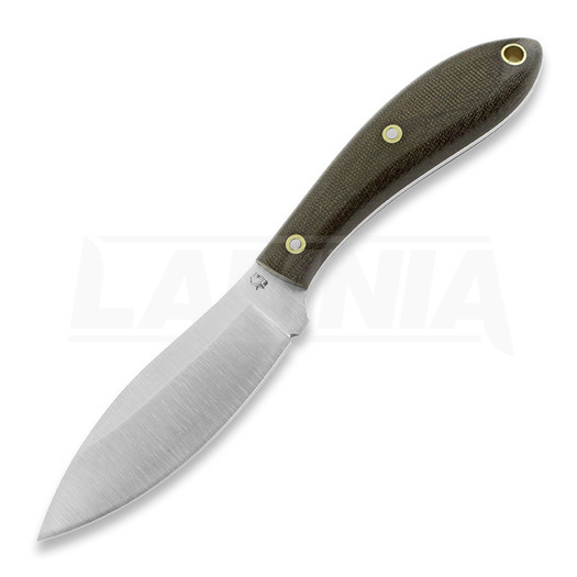 LT Wright Large Northern Hunter AEB-L high Saber knife, green