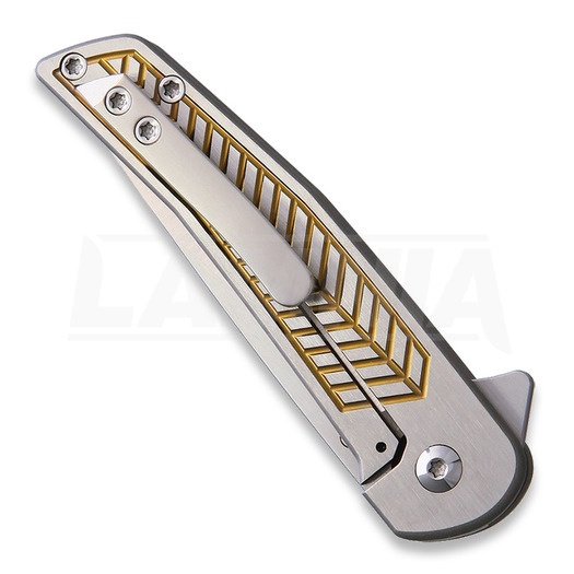 Складной нож Alliance Designs Scout Framelock, gold