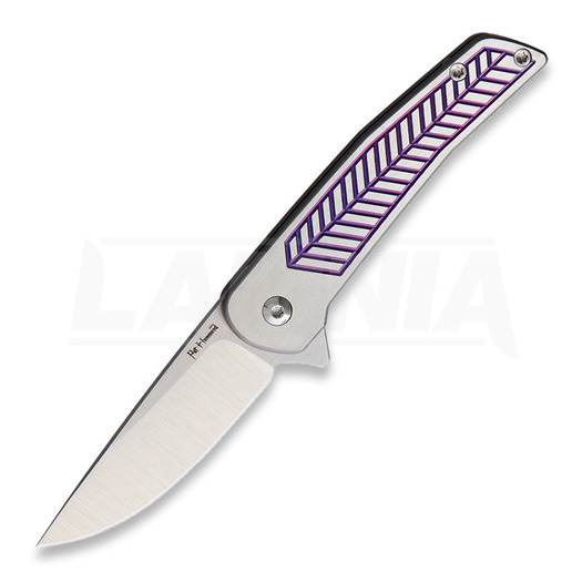 Alliance Designs Scout Framelock 折り畳みナイフ, 紫