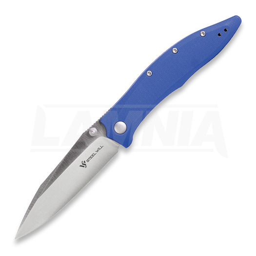 Couteau pliant Steel Will Gienah, satin, bleu F5313