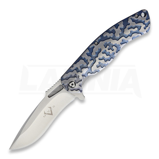 Πτυσσόμενο μαχαίρι V Nives Atmosphere Framelock, blue/silver