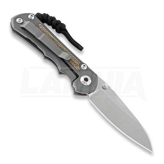 Chris Reeve Inkosi vouwmes, small, natural micarta canvas, insigno SIN-1030