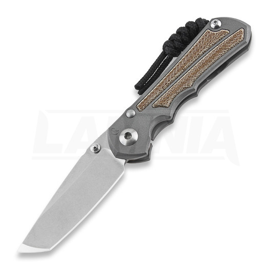 Couteau pliant Chris Reeve Inkosi, small, natural micarta canvas, tanto SIN-1046