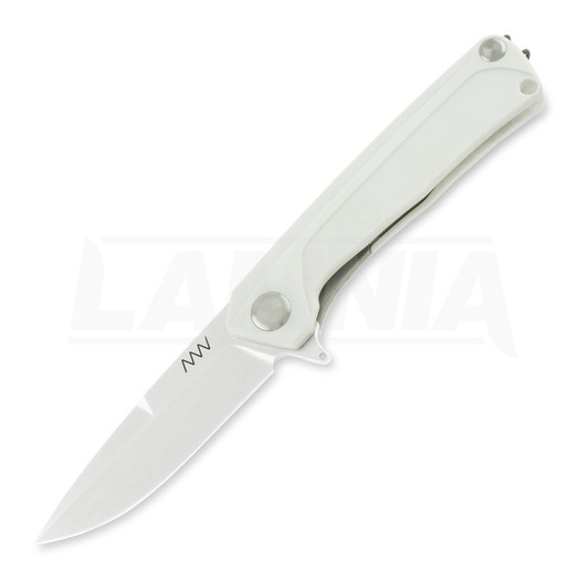 Сгъваем нож ANV Knives Z100 Plain edge, G10, бял