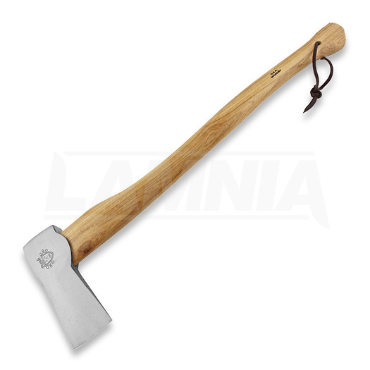 Prandi Scandinavian 1500g splitting axe, polished, hickory