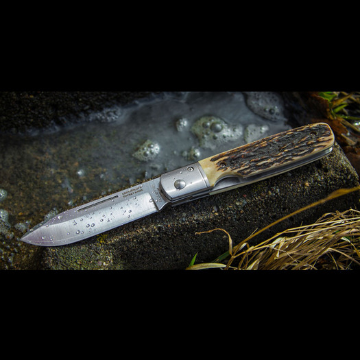Nóż składany Fällkniven Gentlemans Pocket Knife stag GPS