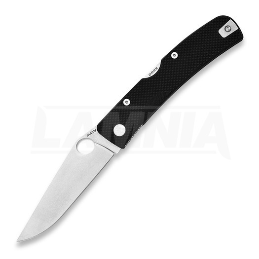 Manly Peak CPM-S-90V összecsukható kés, fekete