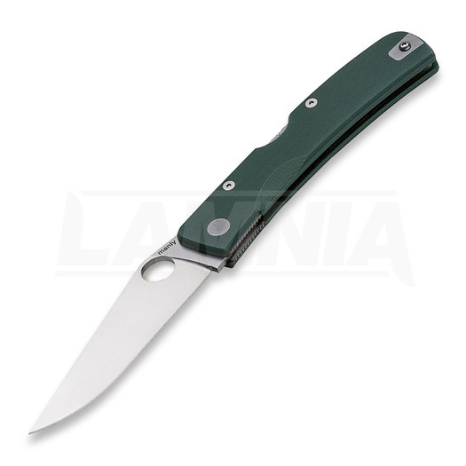 Manly Peak CPM-S-90V folding knife, military green
