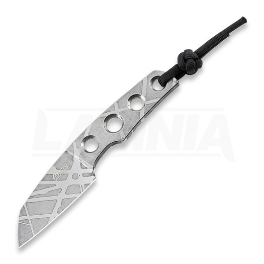 Cuțit de gât TRC Knives Mini Wharncliffe Elmax Etched Lamnia Edition