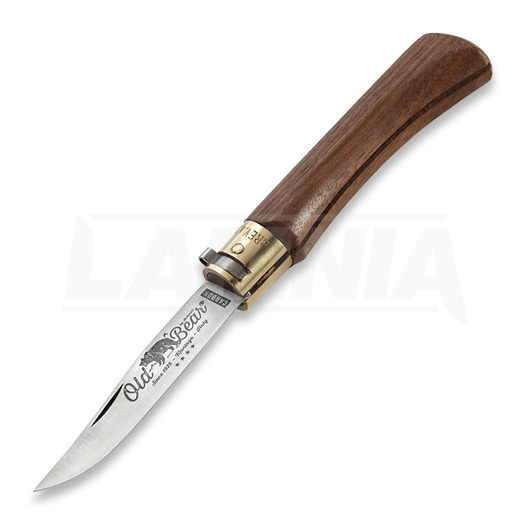 Antonini Old Bear Classic L folding knife, walnut, carbon steel