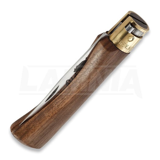 Antonini Old Bear Classic XL 折り畳みナイフ, walnut, carbon steel