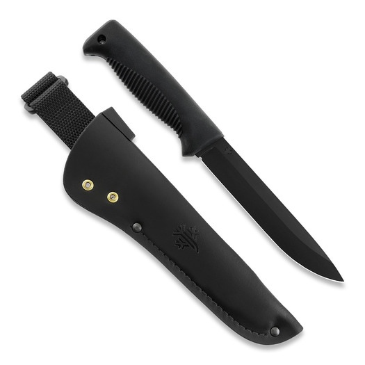 Peltonen Knives Sissipuukko M95, leather sheath, μαύρο