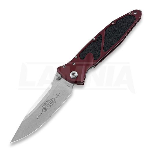 Microtech Socom Elite S/E-M Stonewash sklopivi nož, merlot red 160-10MR