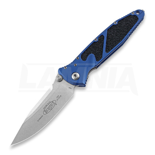 Microtech Socom Elite S/E-M Stonewash fällkniv, blå 160-10BL