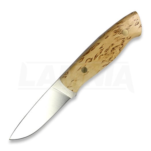 Brisa Trapper 95 knife, Elmax flat, curly birch