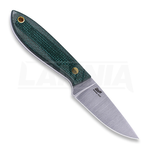 Brisa Bobtail 80 Kydex kniv, green micarta