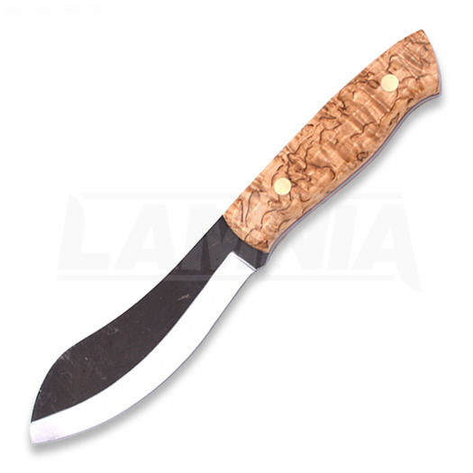 Brisa Nessmuk 125 סכין, stabilized curly birch, firesteel