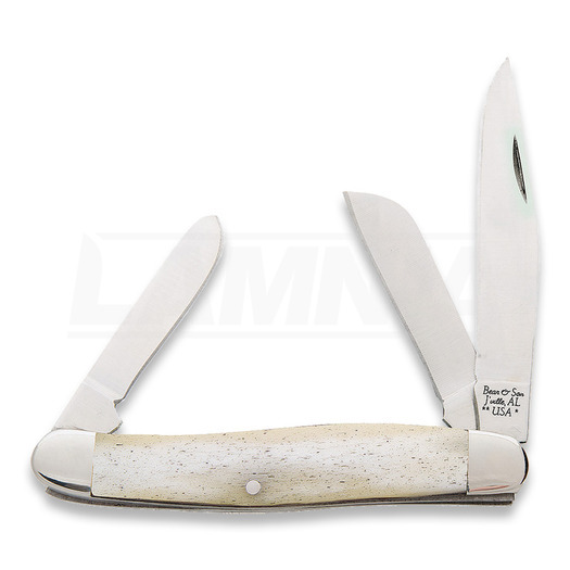 Bear & Son Stockman White Bone folding knife