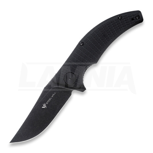 Steel Will Sargas F60 foldekniv, black stonewash F6008