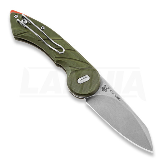 Fox Radius G10 折り畳みナイフ, 緑 FX-550G10OD