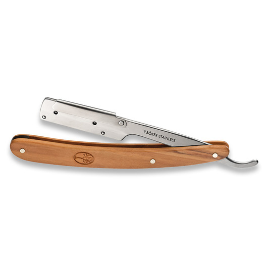Böker Pro Barberette Olive straight razor 140906