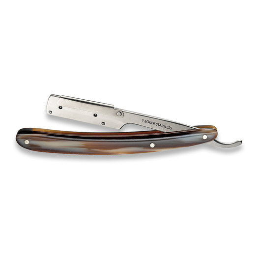 Böker Pro Barberette Horn straight razor 140908