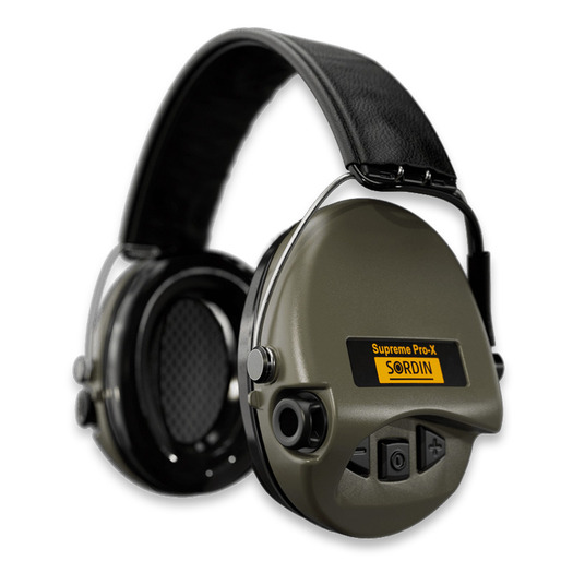 Sordin Supreme Pro-X fülvédő, Hear2, Leather band, vihreä 75302-XL-S
